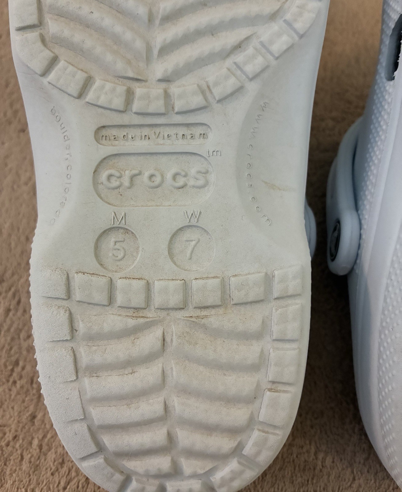 CROCS Adult Unisex Baya Clog Lightweight Shoes Mineral Blue. Men Sz 5 Women Sz 7