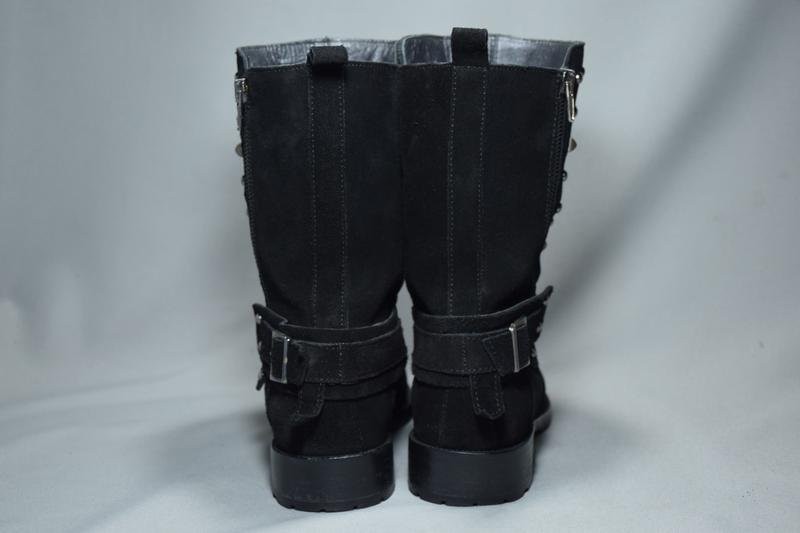 women navy boot boots black suede 37