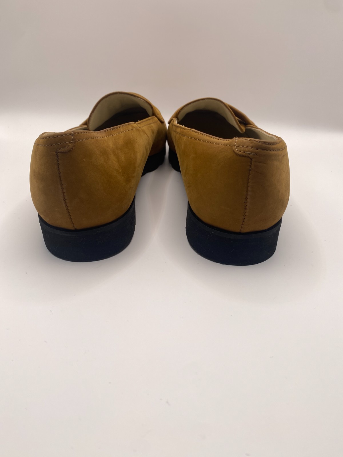 AMALFI BY RANGONI Womens Giuliano Loafer In Sequoia Brown Tiffany Nubuk Sz 10W