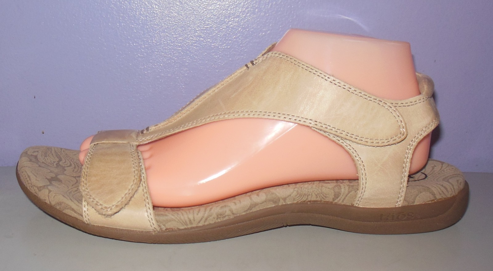 Taos The Show Women’s Stone Leather Comfort Sandals Size 11