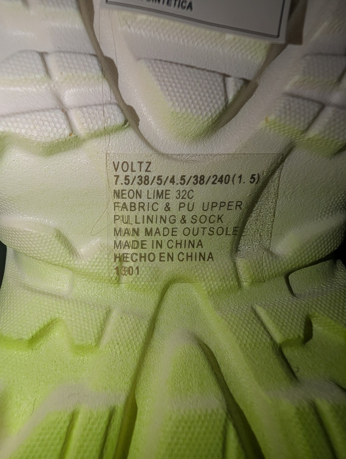 Never Worn: Steve Madden Voltz Neon Lime Sandals