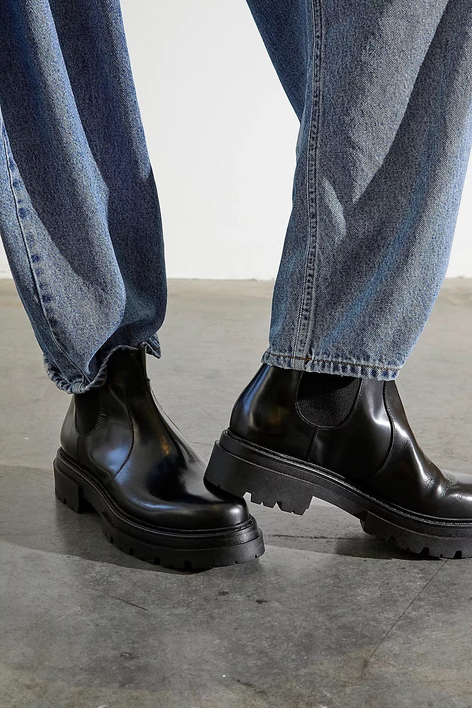 Free People Lola Lugged Sole Chelsea Boot