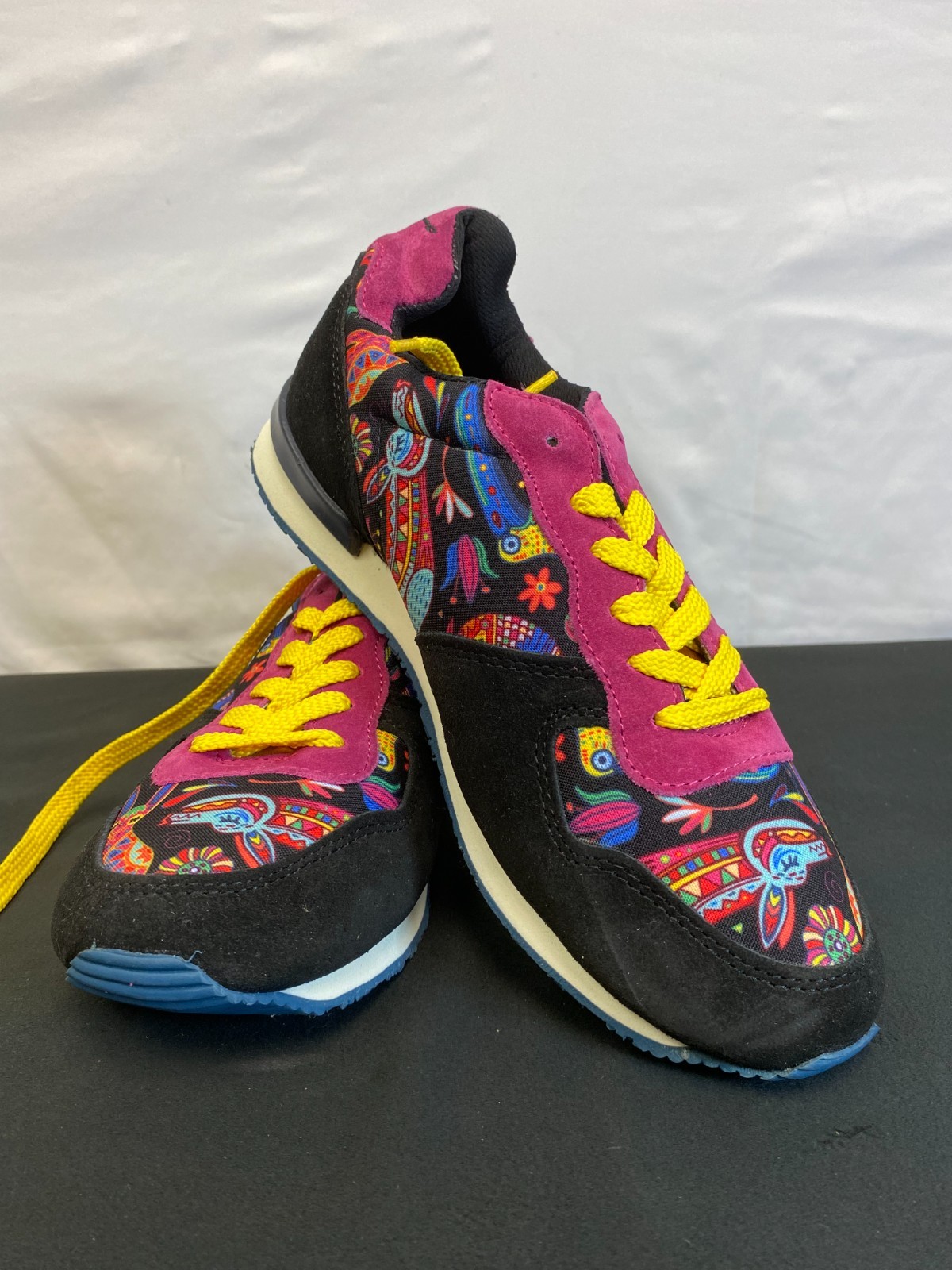 Inkkas Unisex Adults Zocalo Jogger Multicolor Lace Up Athletic Sneakers Sz M7 W9