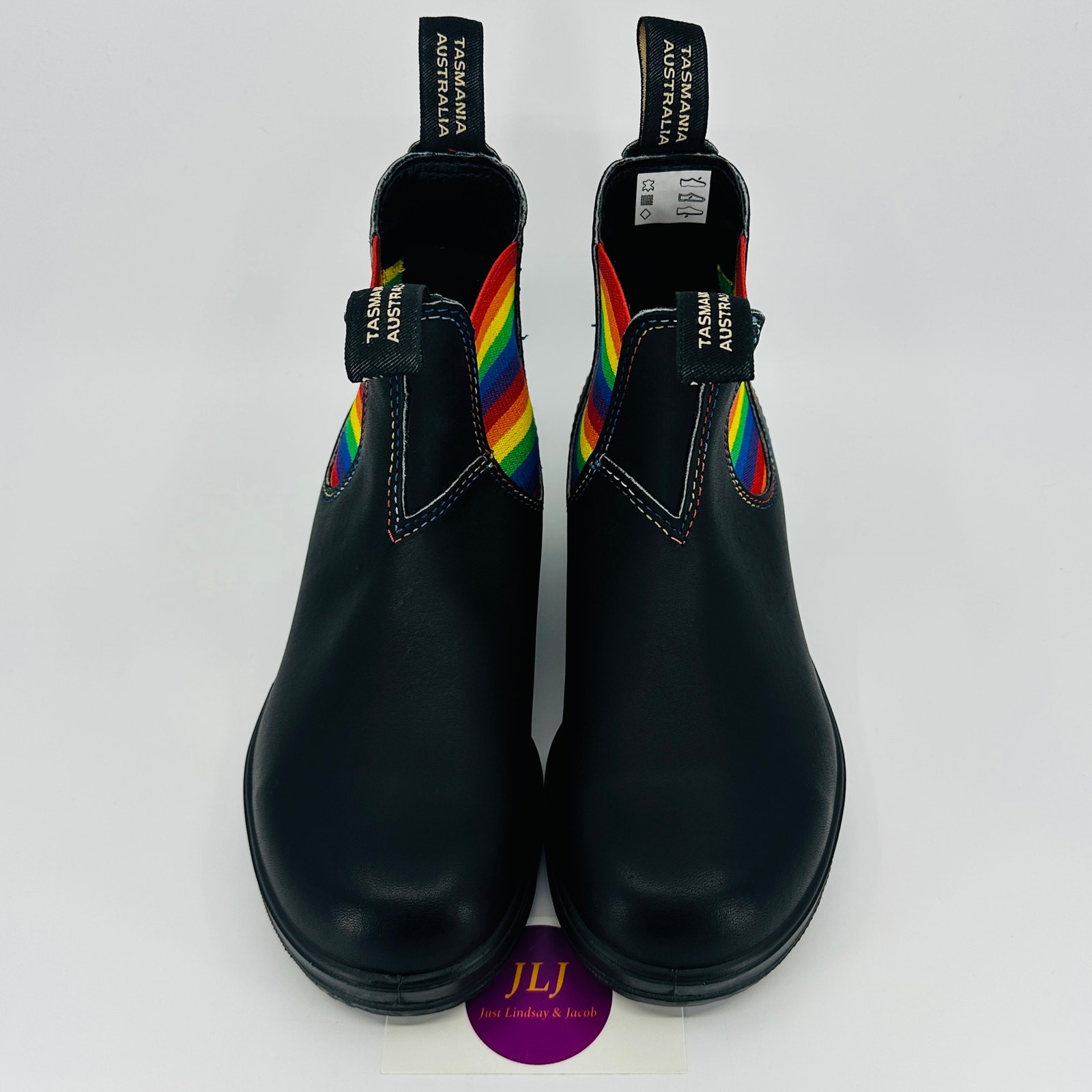 Blundstone 2105 Rainbow Black Leather Chelsea Boots Size 4.5 UK/ 7.5 US Women’s