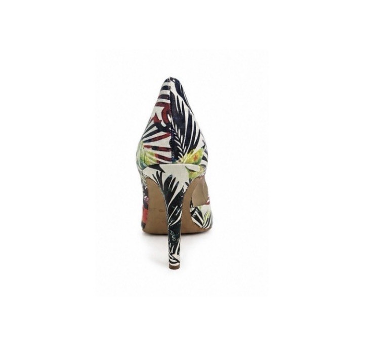 Women’s Multicolor Floral Pointed Toe Stiletto Pump Heel Shoes