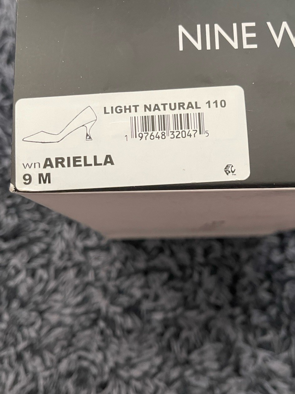 Nine West Ariella Light Natural Heel, Size: 9M
