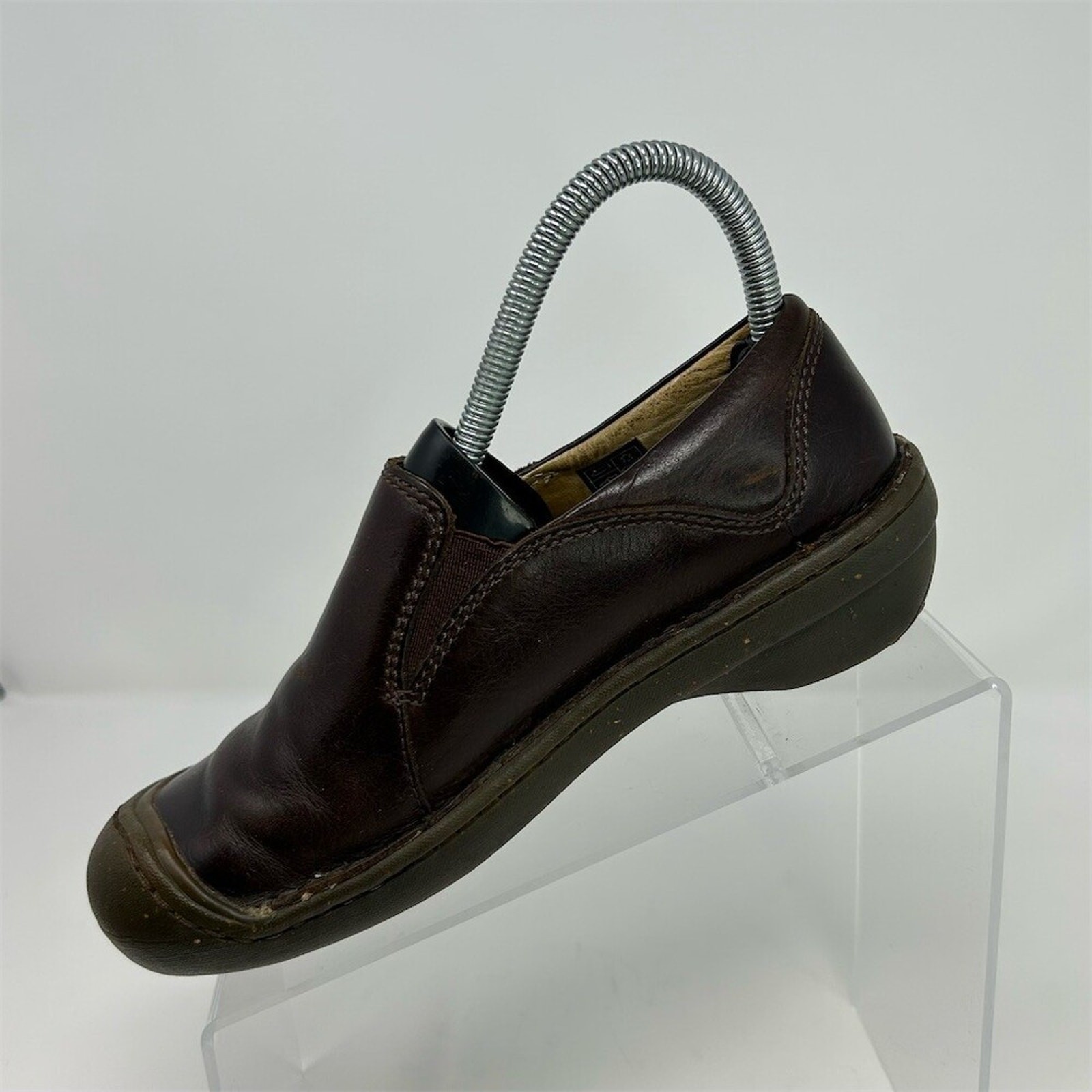Keen Clara Women’s Slip-On Clog Mule Shoes Brown Comfort Casual Workwear Size 6
