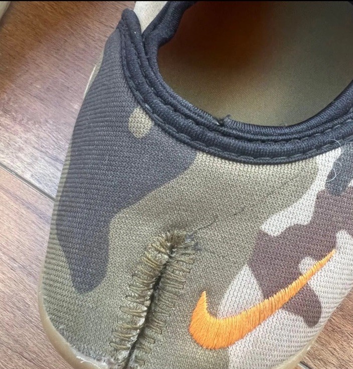 Nike Air Rift Camouflage Sneakers Women’s US 5 JP 22cm Beige Orange Used