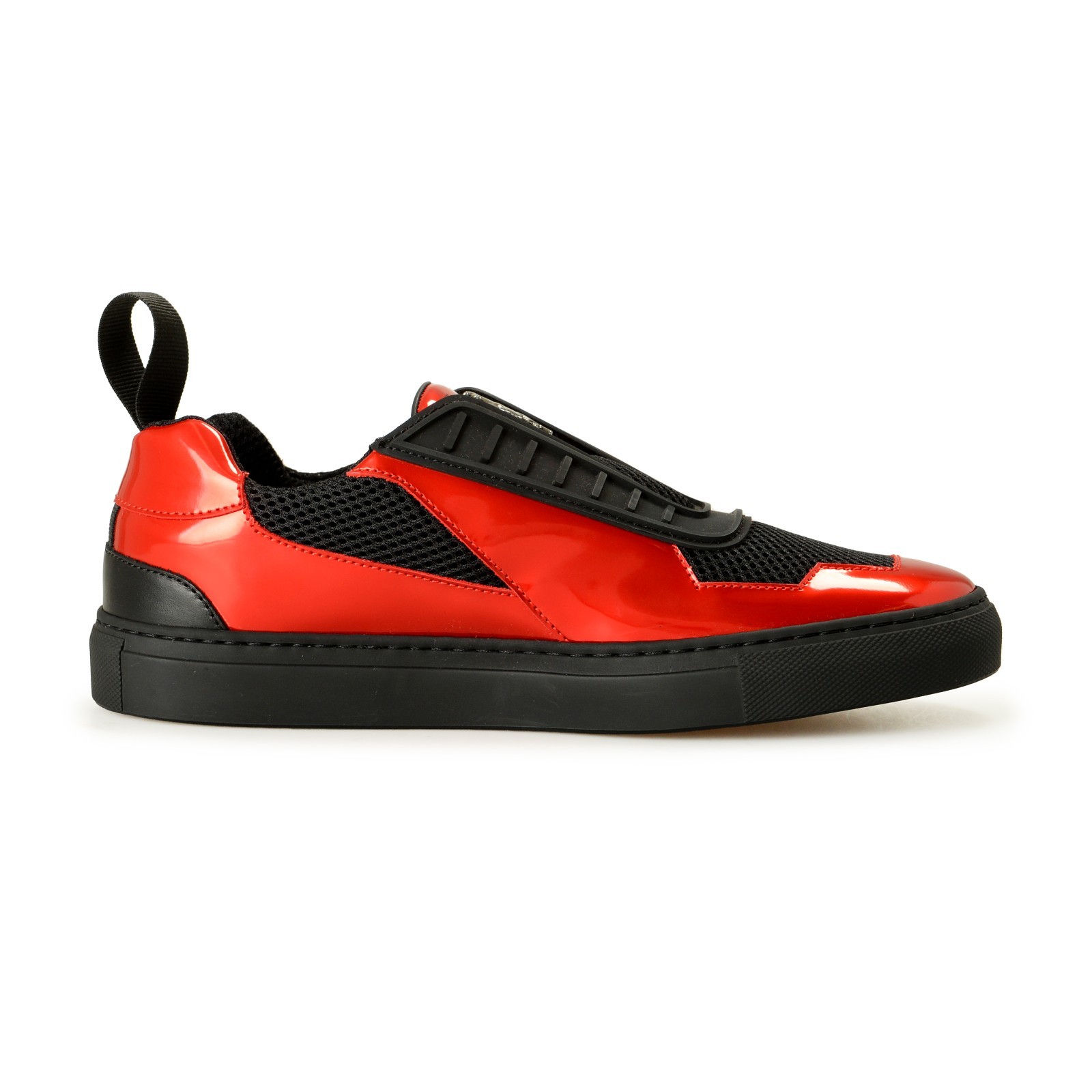 Scuderia Ferrari Women’s Red Patent Leather Sneakers Shoes US 6 IT 36