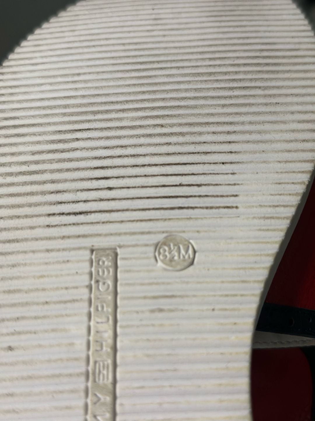 Tommy Hilfiger Women’s Souli Slide Sandal Red and Navy with Gold Logo Medallion