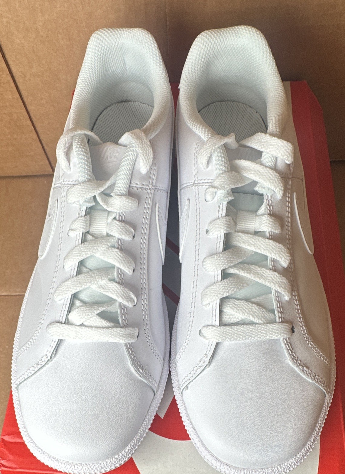 Nike Court Royale Women’s Low Top Lace-Up Sneakers White/White 749867-105