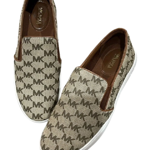 Michel Kors Keaton Women’s Fashion Sneakers Beige (LS22K)Various Size