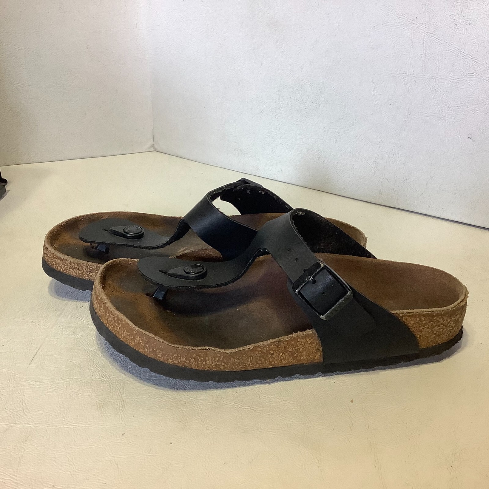 Women’s Birkenstock Gizeh Thong Sandals Black US 5-5.5 Reg Width See Description