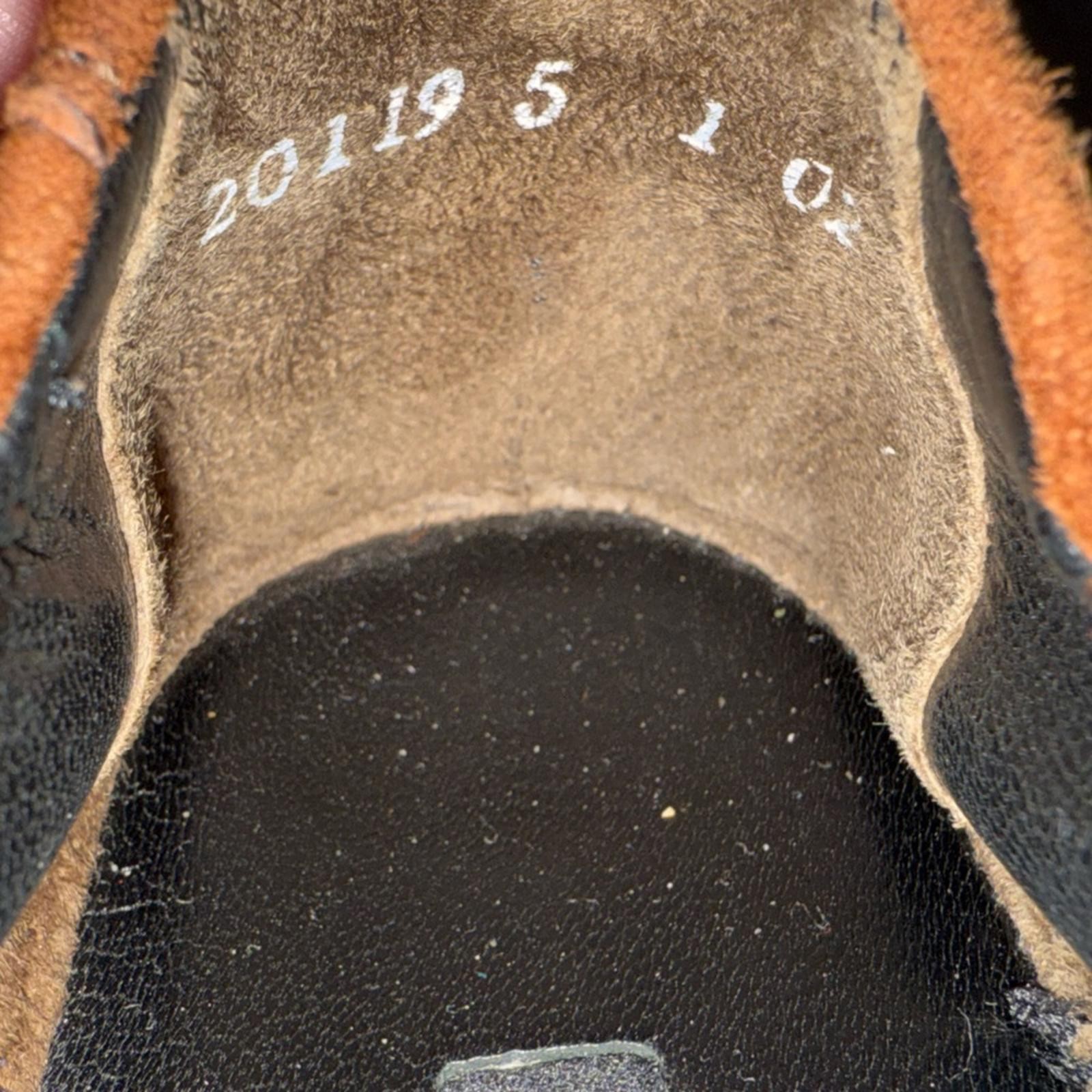 Paul Green Nellie Brown Suede Black Patent Cap Toe Ballet Flats Size US 7.5 UK 5