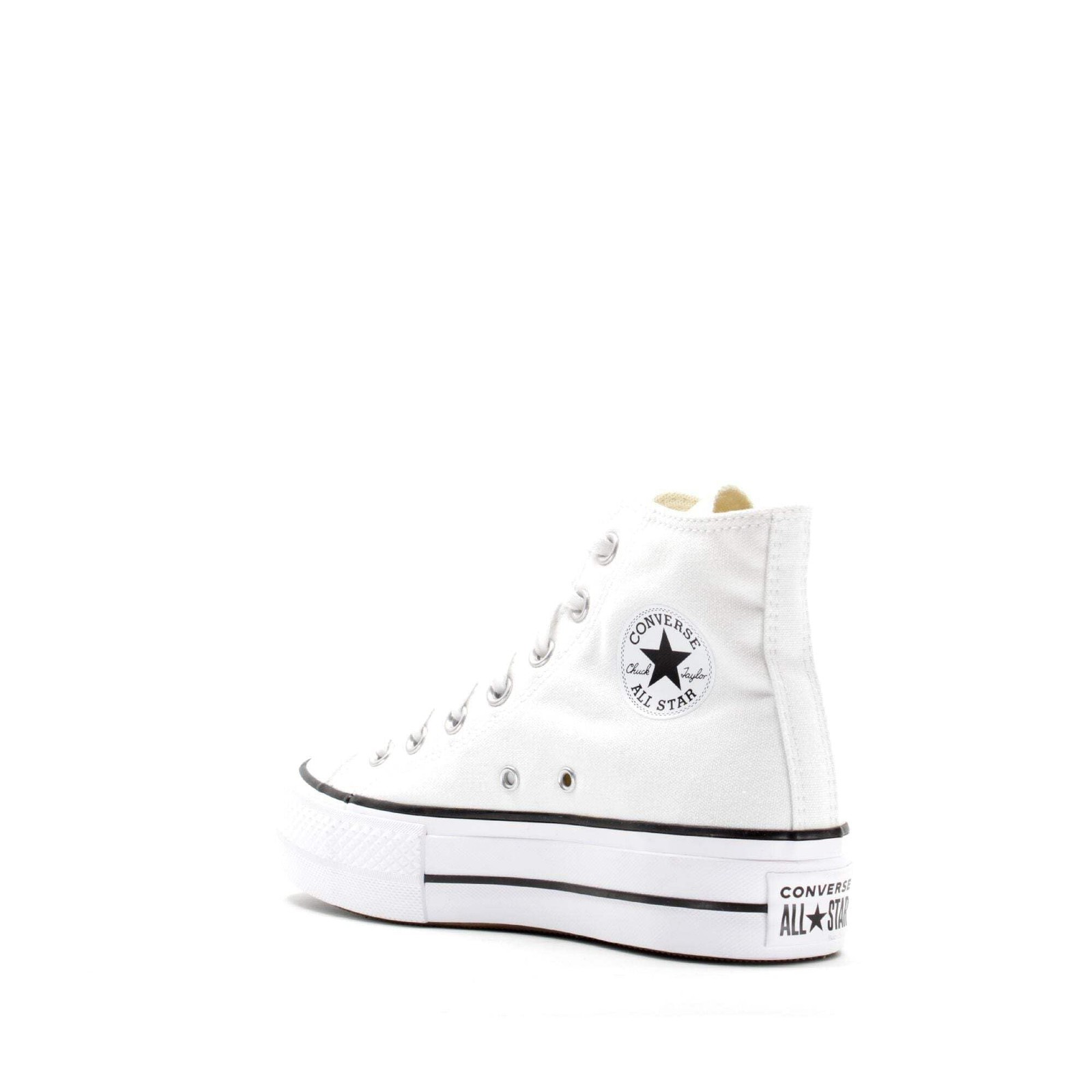 Converse 560846C Platform Trainers In White (US 10, White)