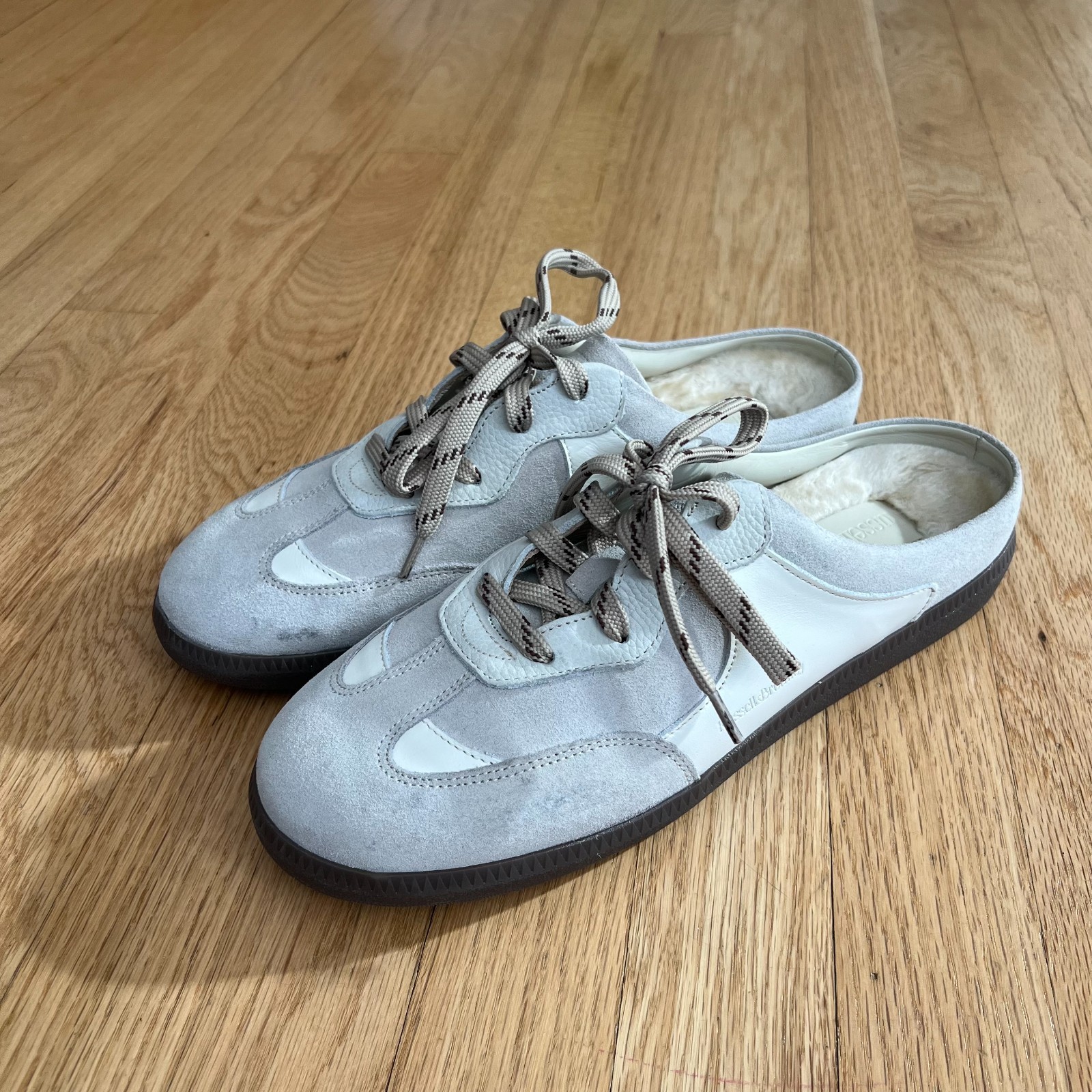 Russell & Bromley Nordic Mule Leather Sneakers Women’s EU Size 4 US 11