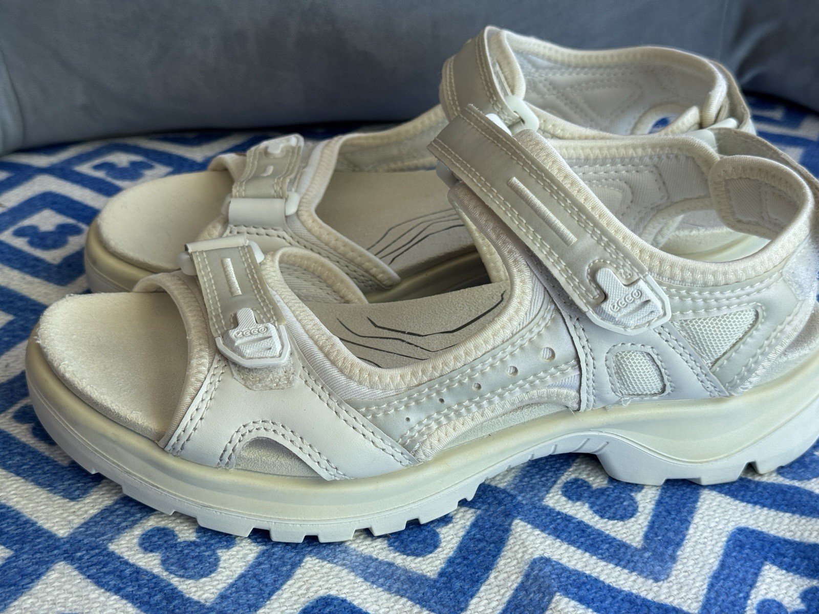 Excellent ECCO Sport Womens Yucatan Plus Offroad Sandals EU 40 US 9-9.5 Leather