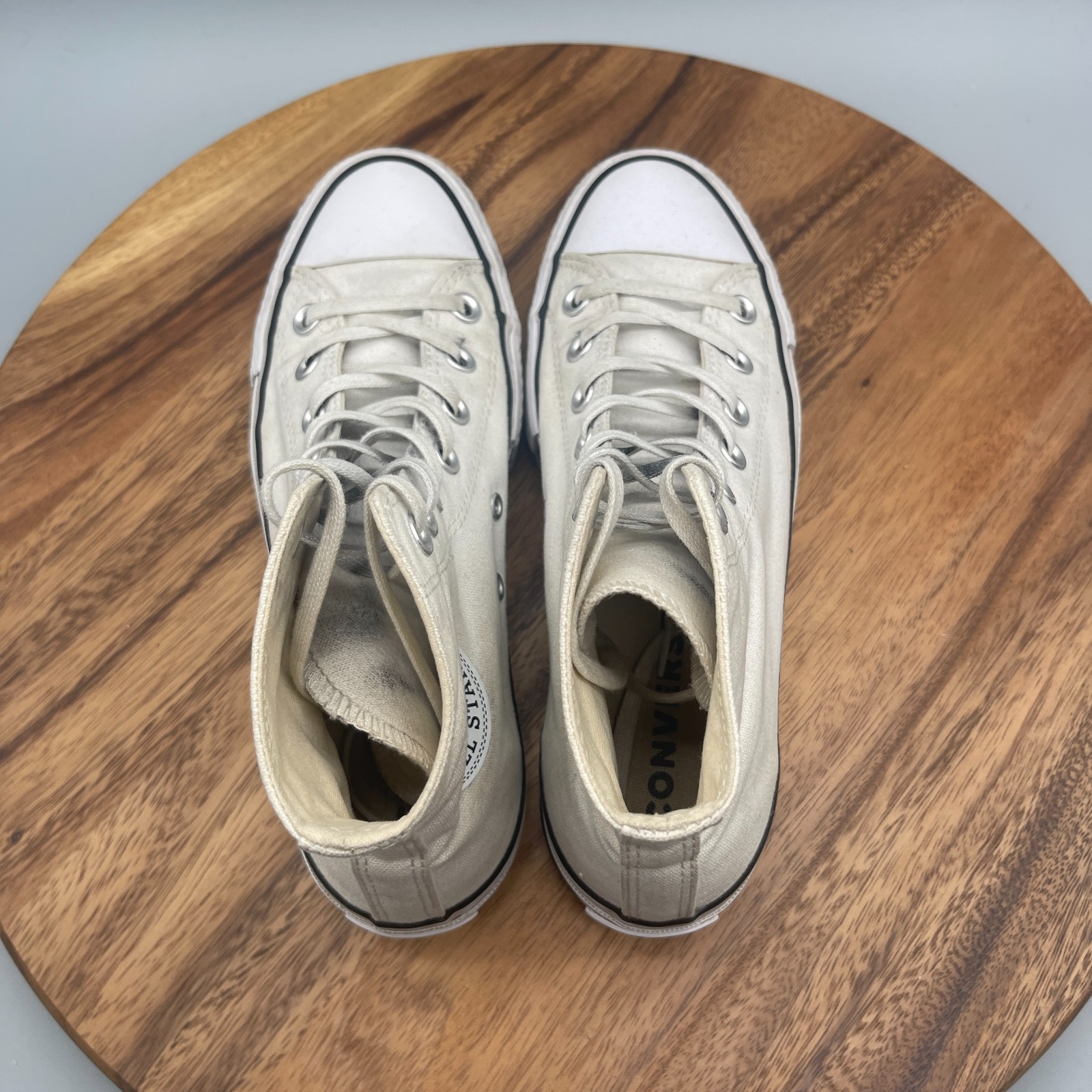 Converse Chuck Taylor All Star Lift Shoes Womens 7 White Skate Platform Sneakers