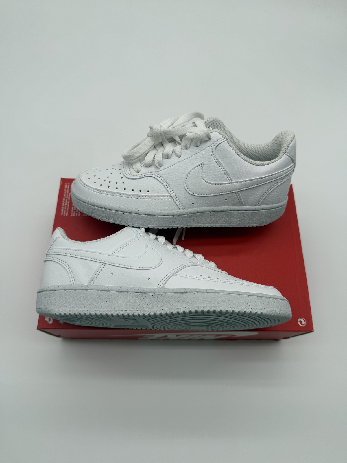 New Nike Court Vision Lo NN Shoes Women’s Size 5 White Sneakers DH3158 100