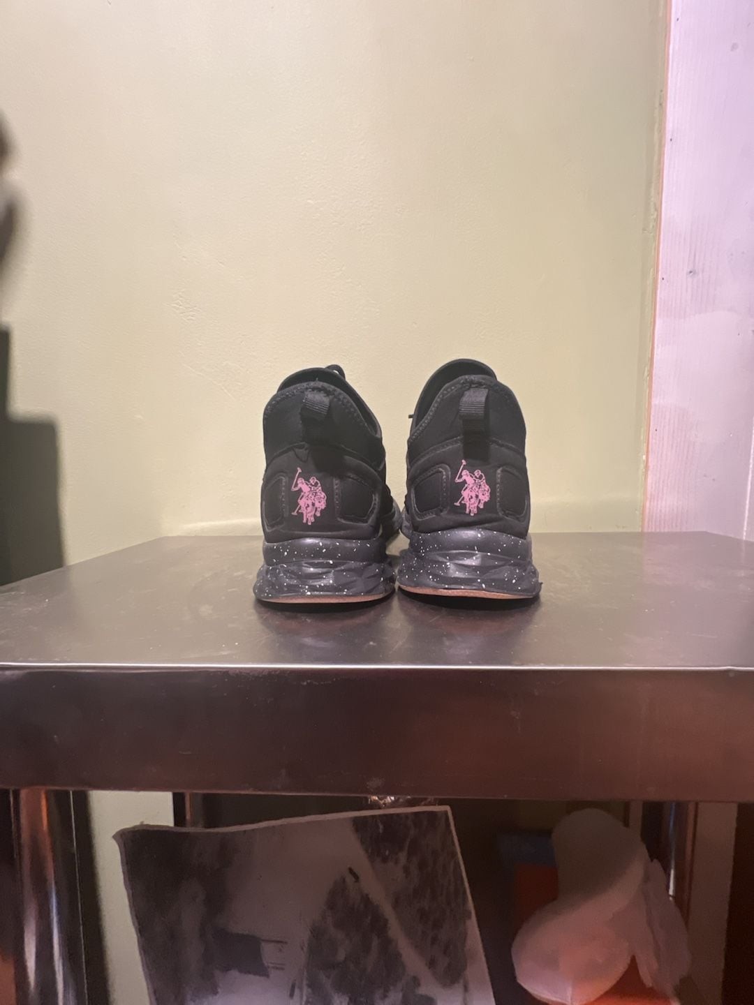 U.S. Polo Assn. Women’s Black Slip-On Sneakers