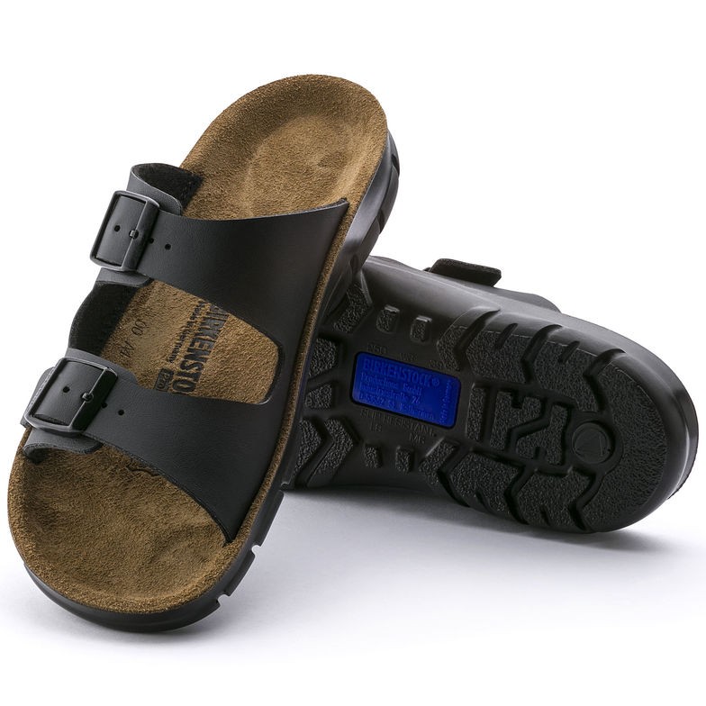 BIRKENSTOCK BILBAO BLACK SOFT FOOTBED MEDIUM/NARROW WIDTH PROFESSIONAL SANDALS O