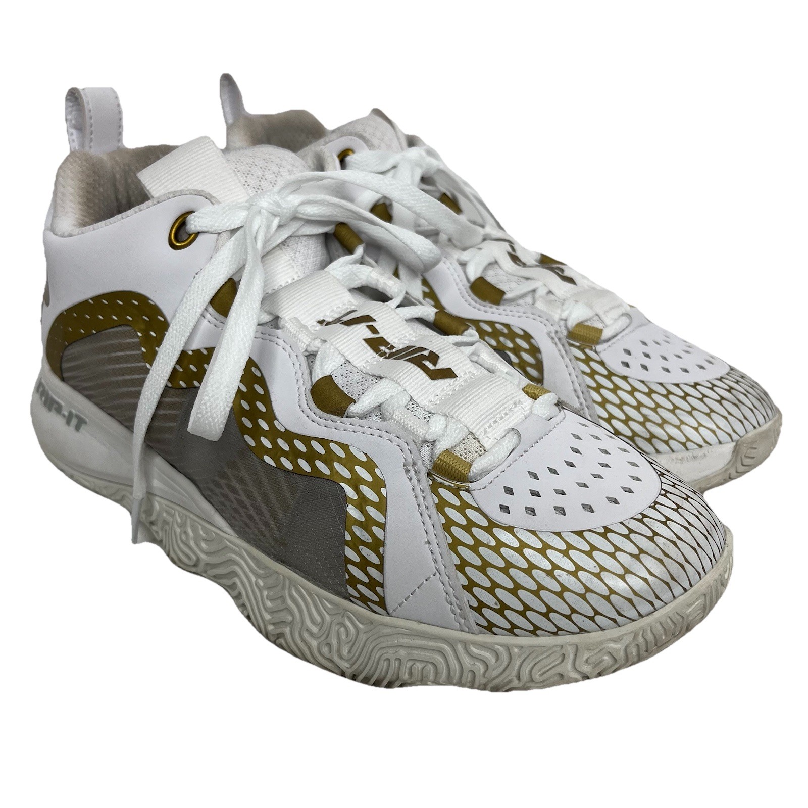 RIP-IT Women’s Future Volleyball Shoe White/Gold Size 8.5 US