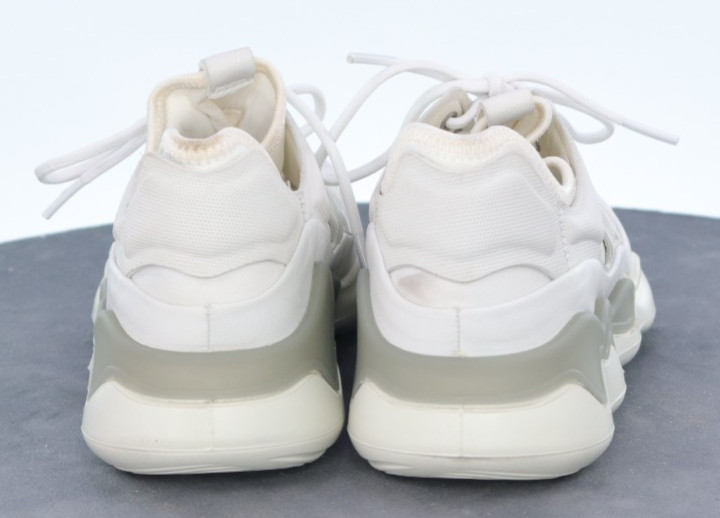 ECCO Elo Athletic $150 Women’s Sneakers Shoes Size EU 37 US 6-6.5 Leather White
