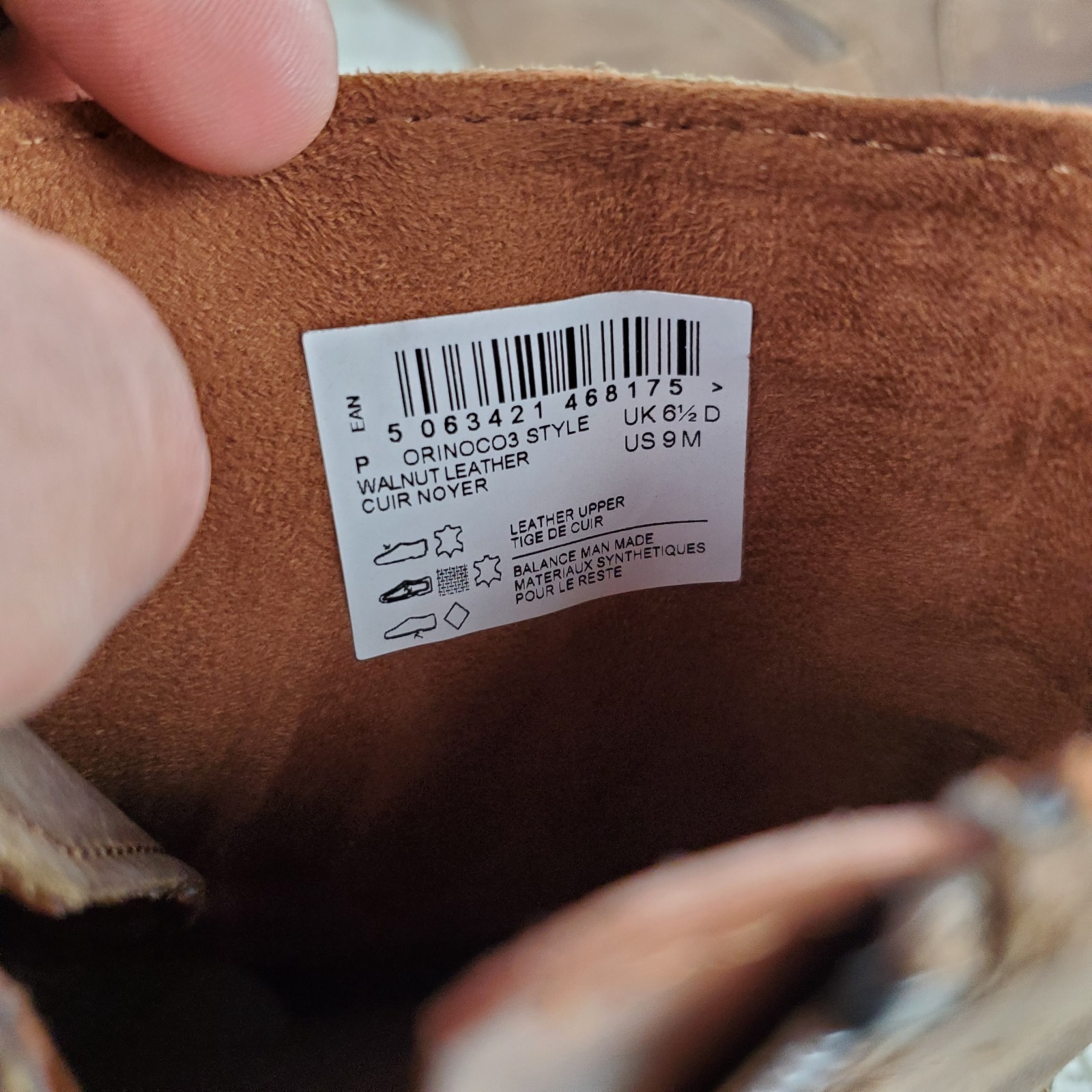 Clarks Orinoco 3 Womens Ankle Boots Sz 9 M Walnut Leather Lace-Up Side Zipper