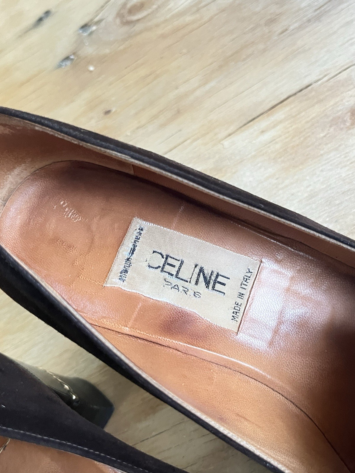 Celine vintage loafer pumps brown | size 36