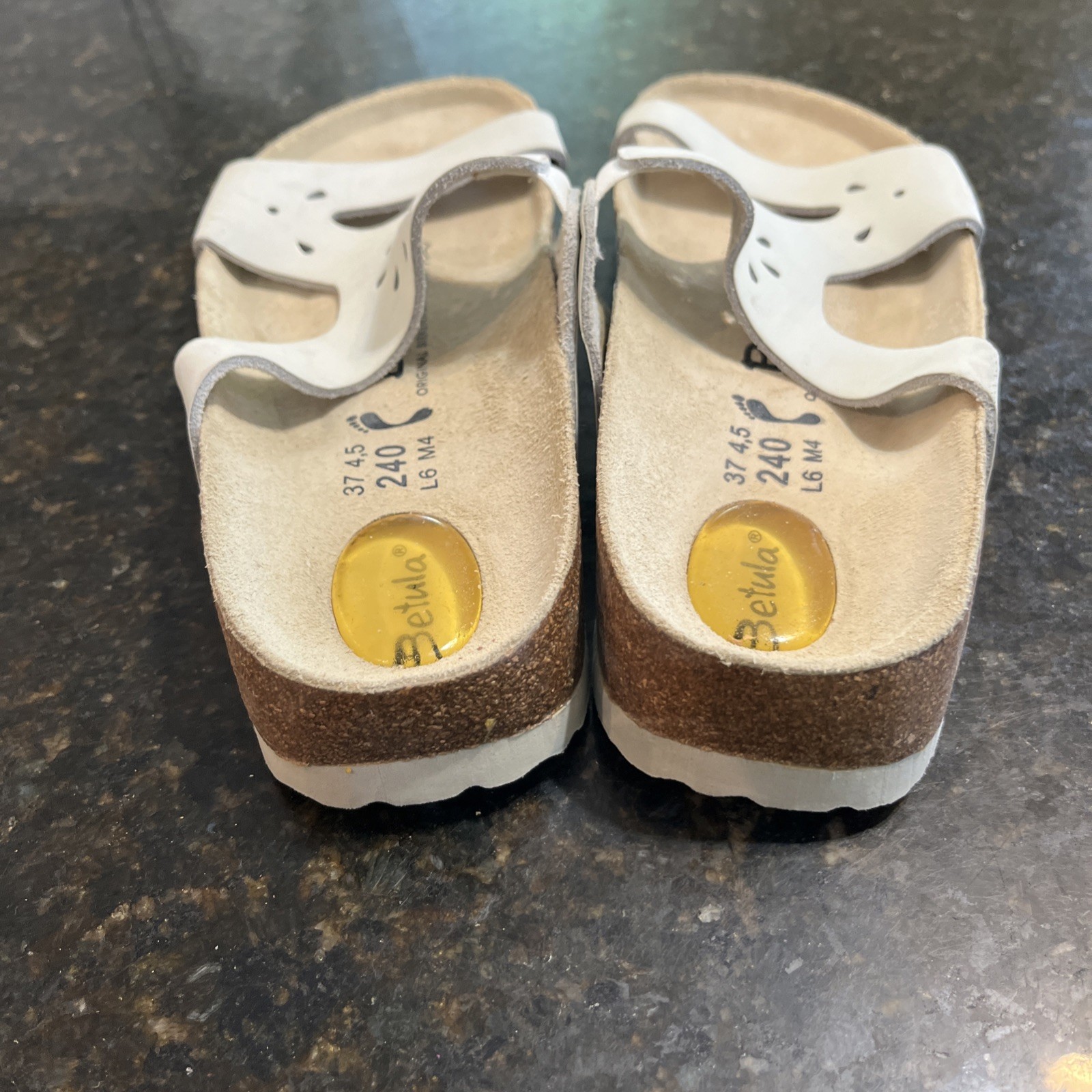 Betula Birkenstock Bone Slide Sandals Made in Germany Women’s Size 37