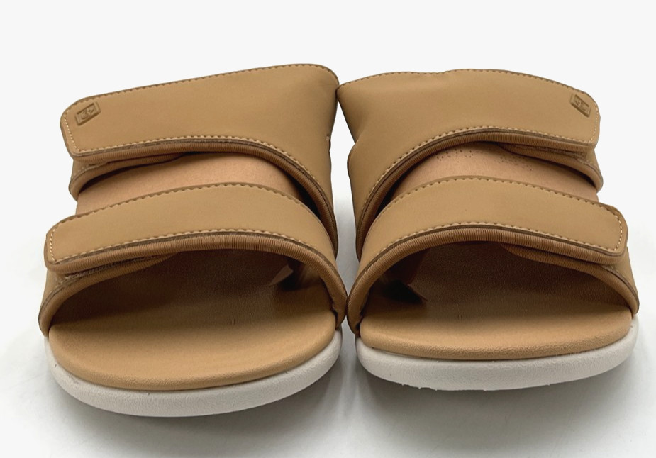 Spenco Kholo Nuevo Women’s Size 7.5 D (Wide) Champagne Comfort Slide Sandal NWOB