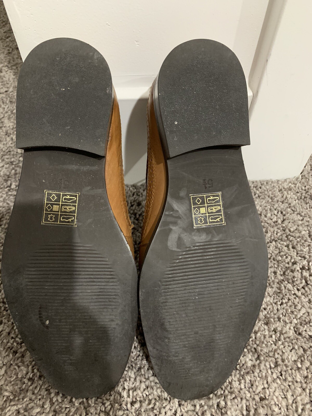 ASOS DESIGN Mai Tai leather brogues Size 8