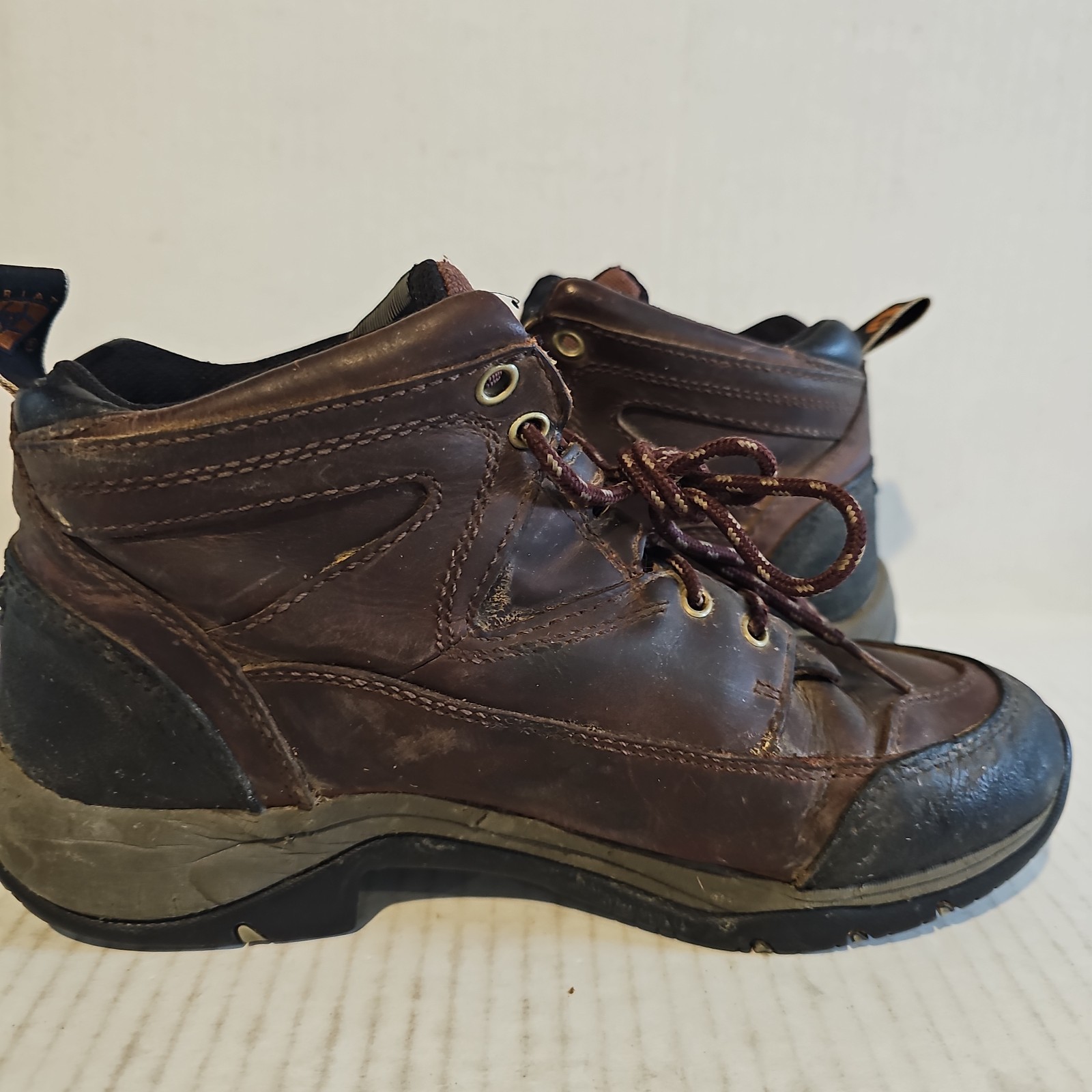 Ariat ATS Womens Size 8.5 B Terrain Hiking Endurance Brown Boots 10004134