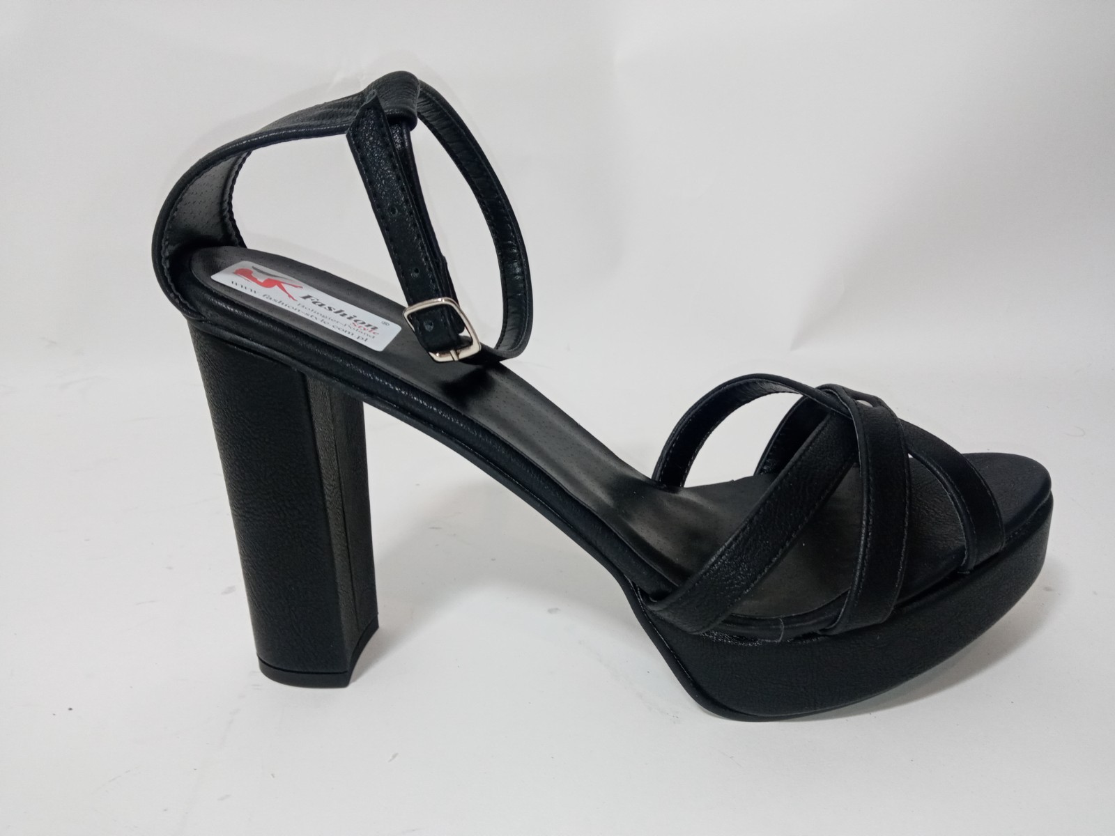 Sandals leather chunky 37 38 39 40 41 42 43 44 45 46 47 platform 2cm heel 13cm PL