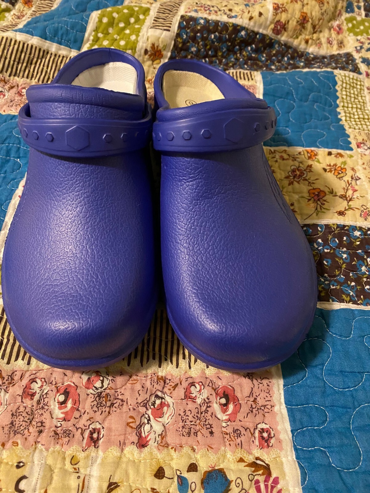 Natural Uniforms Medical Clogs Blue Size 6 Unisex