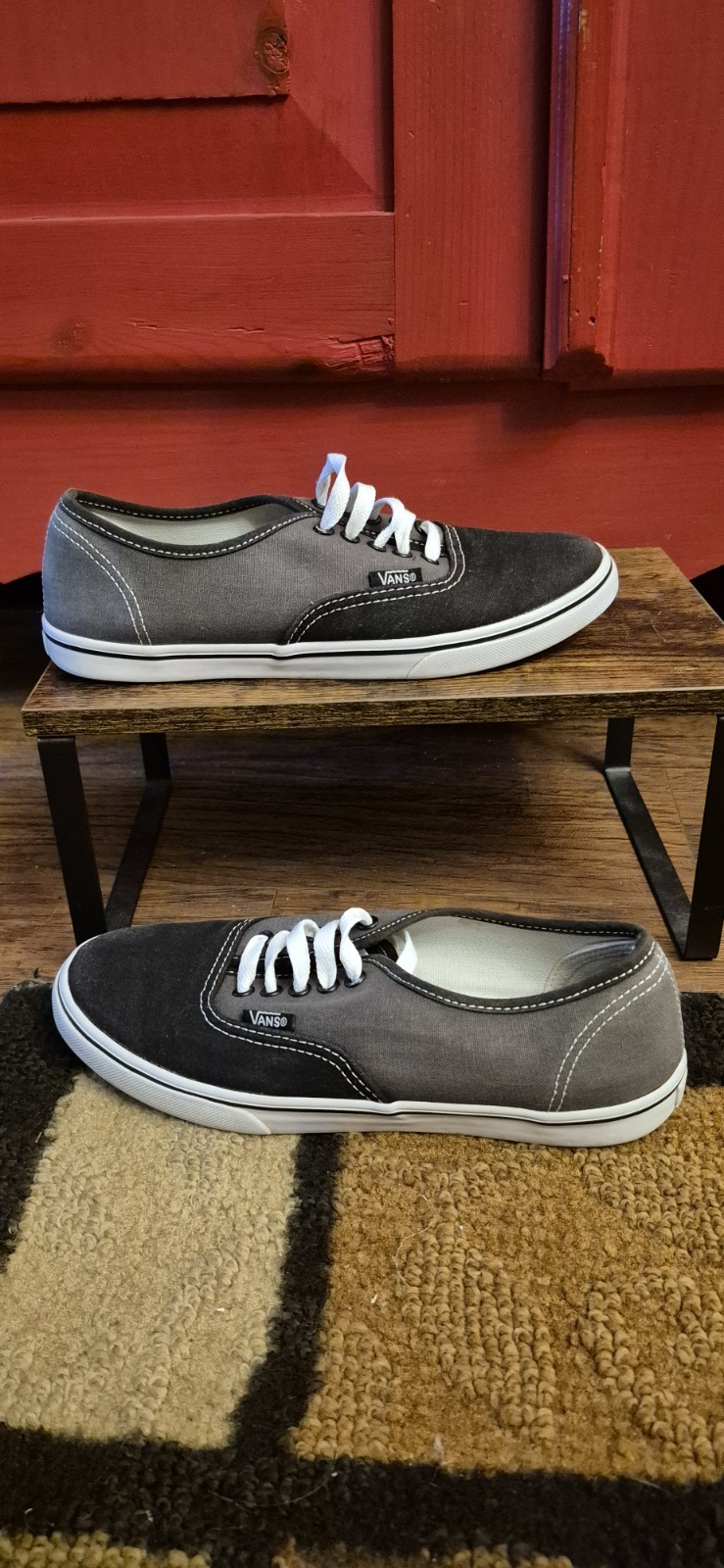 Vans Men 5 Women 6.5 Old Skool Off The Wall Shoes Sneakers 2 Shades Of Gray