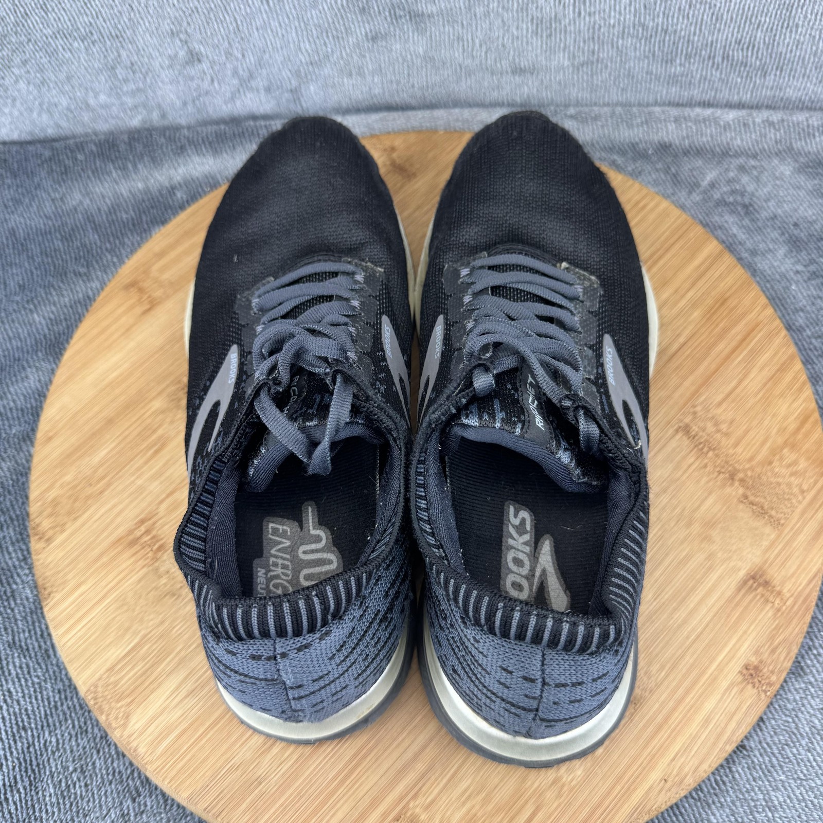 Brooks Ricochet Running Shoes Womens Size 8 Black DNA AMP Sneakers 1202821B057