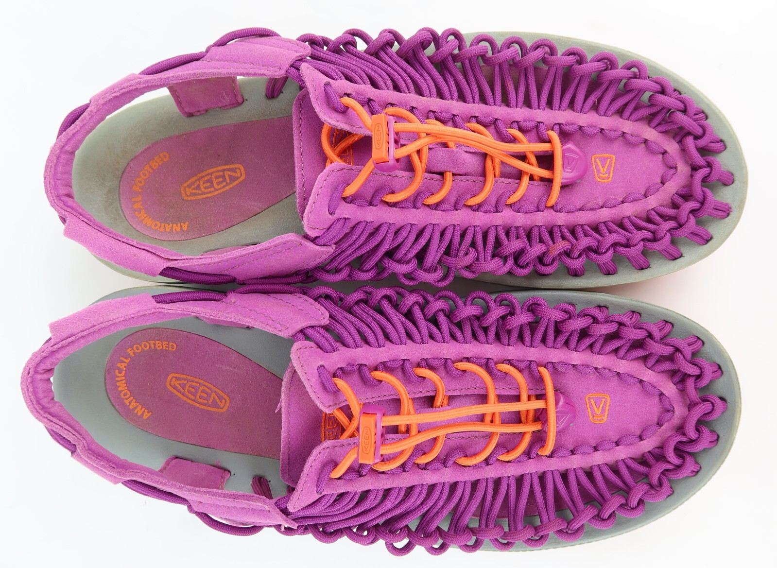 Keen Women’s Uneek 8MM Rock Sandals Magenta Pink / Orange Size 10.5