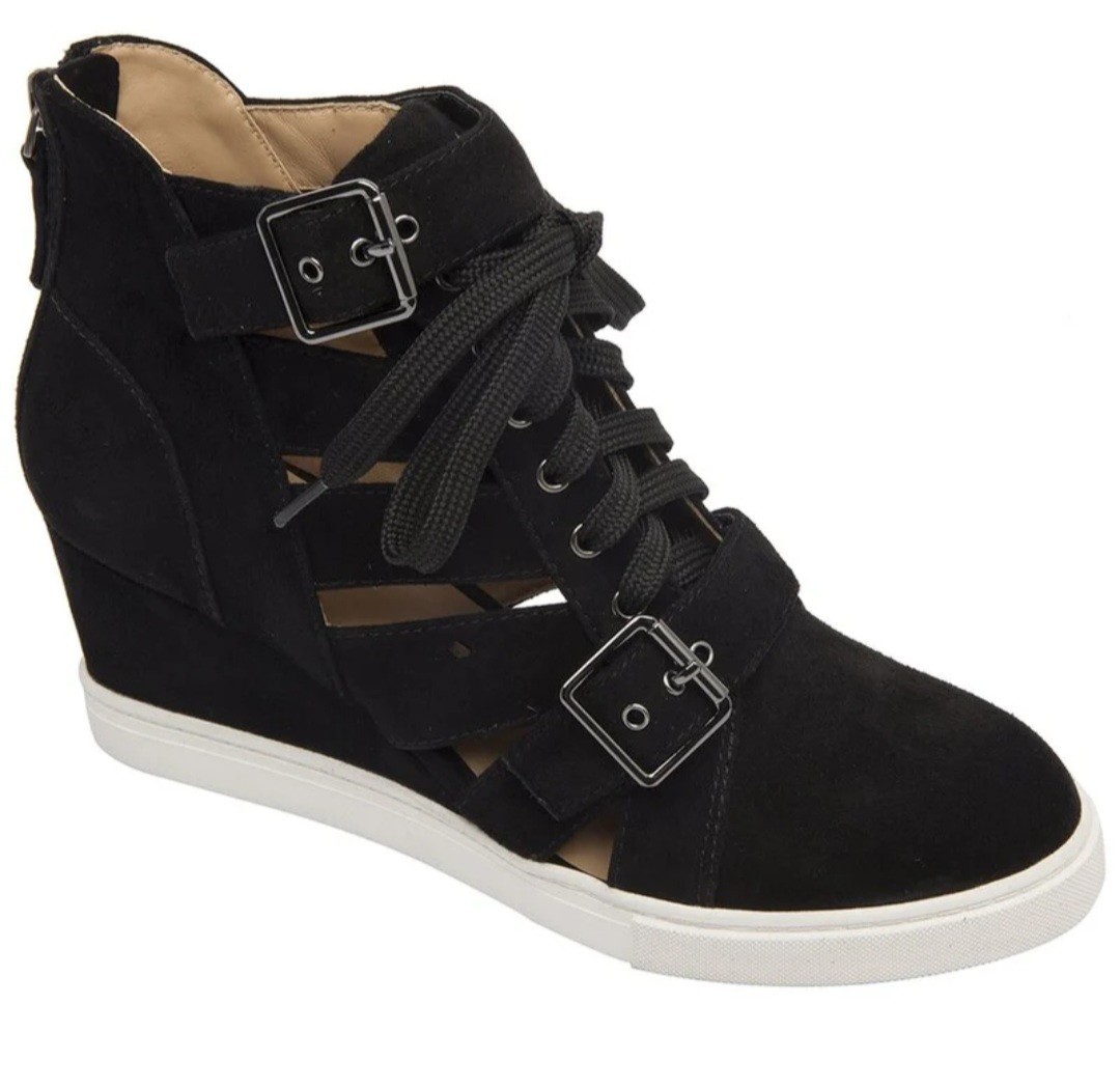 Linea Paolo Wedge Sneakers Womens Size 10