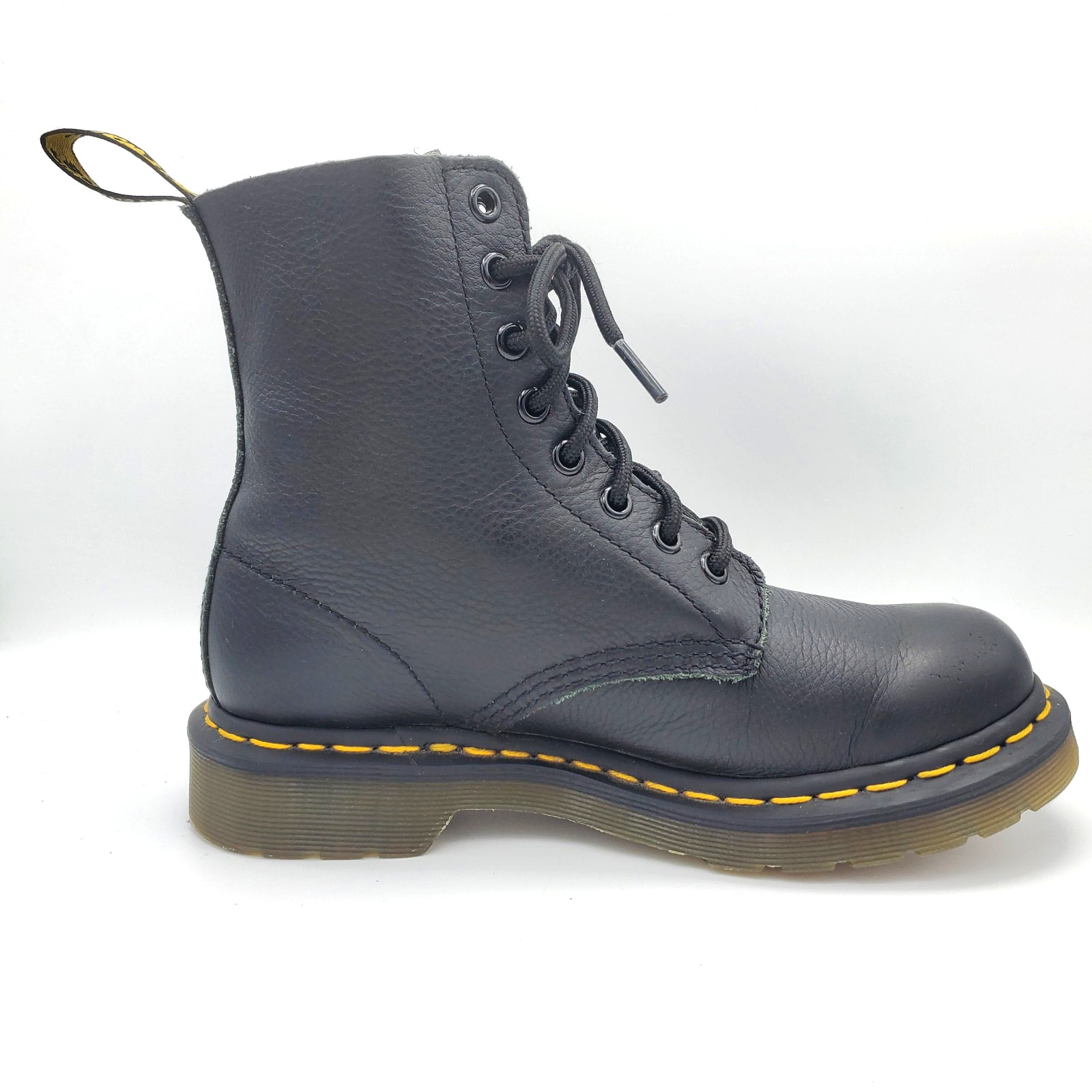 Dr. Martens 1460 Pascal Black Leather Boots, Women’s Size 6 US