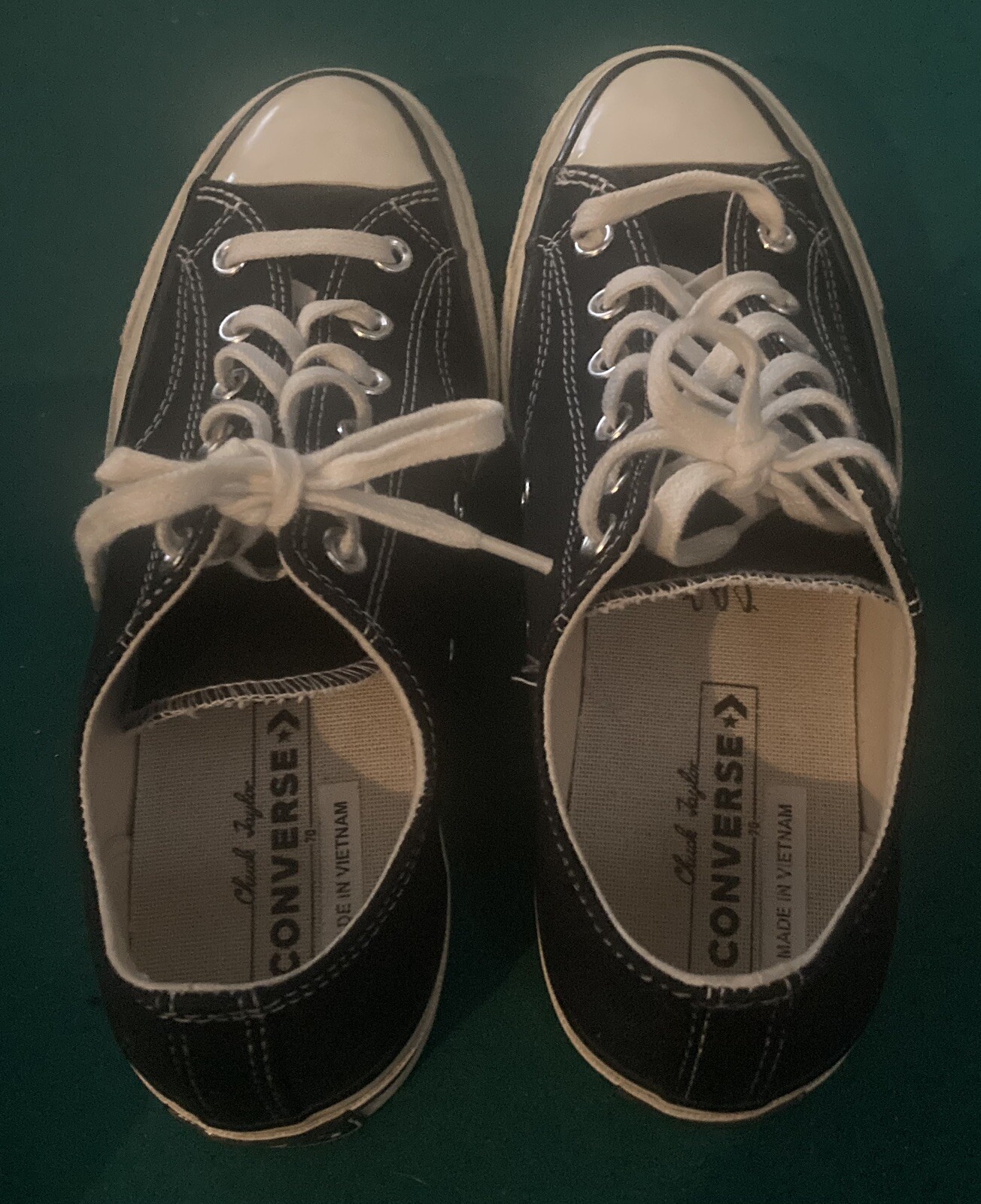 Converse All Star Shoes Size 8 Men 10 Women Color Black In Excellent Condition!