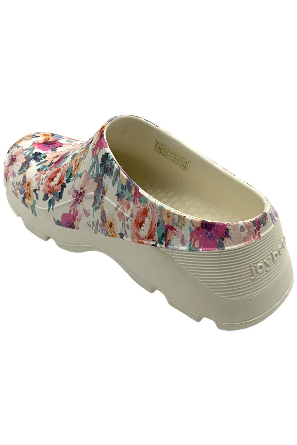 Joybees Women’s Grove Garden Clog White Floral
