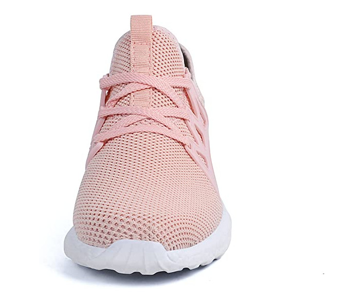 Feetmat Womens NEW Sneakers Lightweight Breathable Mesh Athletic Knitted Pink S9