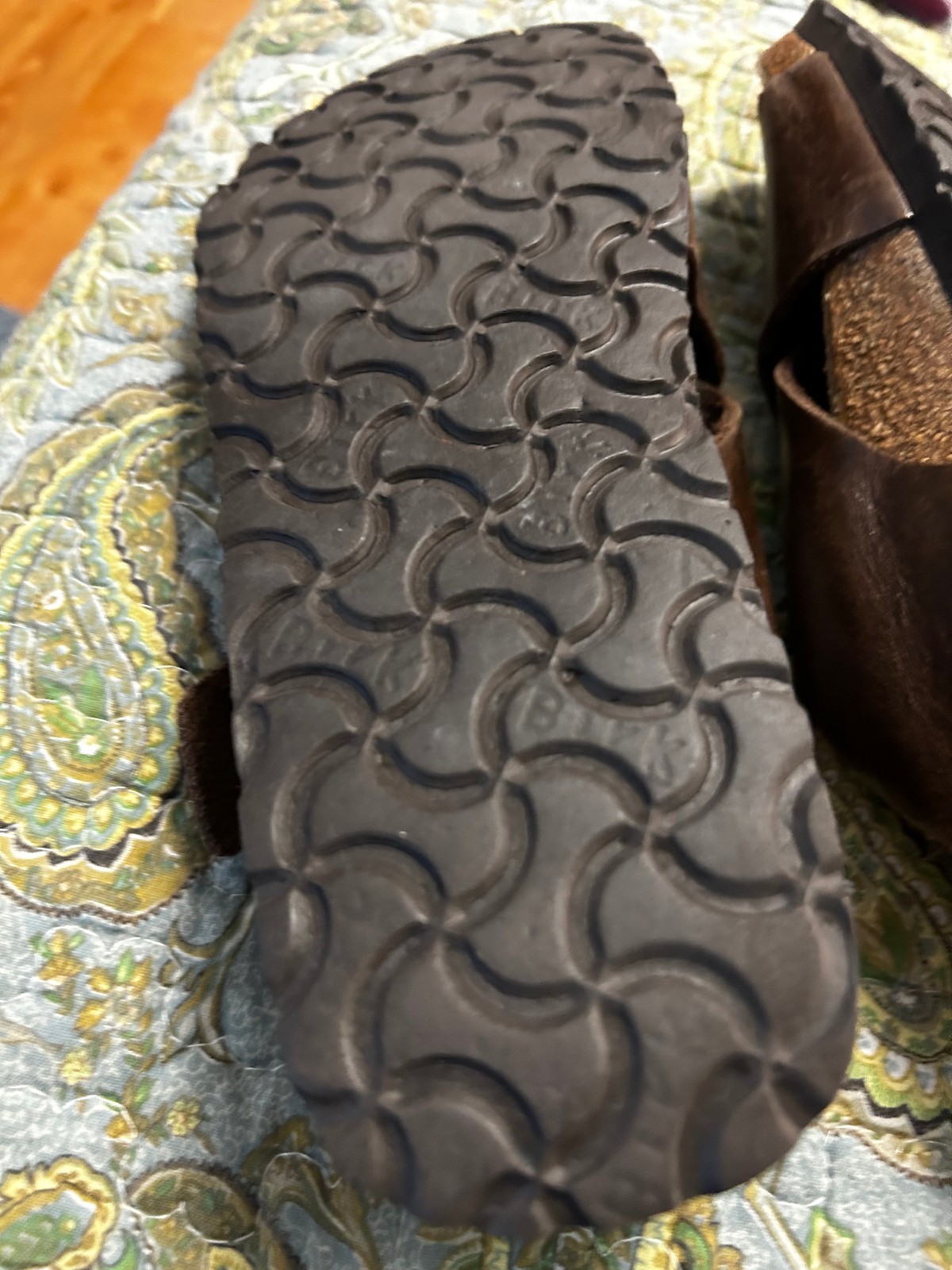 Vintage Rare Crossed Leather Birki’s/Birkenstock Sandal Sz 37/240 Reg/Wide Width