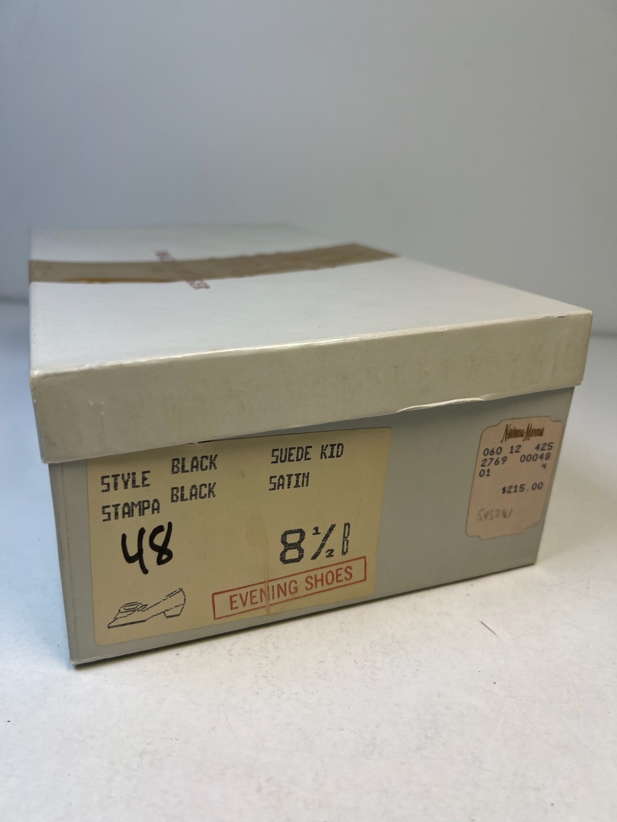 Walter Steiger STAMPA Black Suede Low Heel Dress Pumps Size 8.5 B