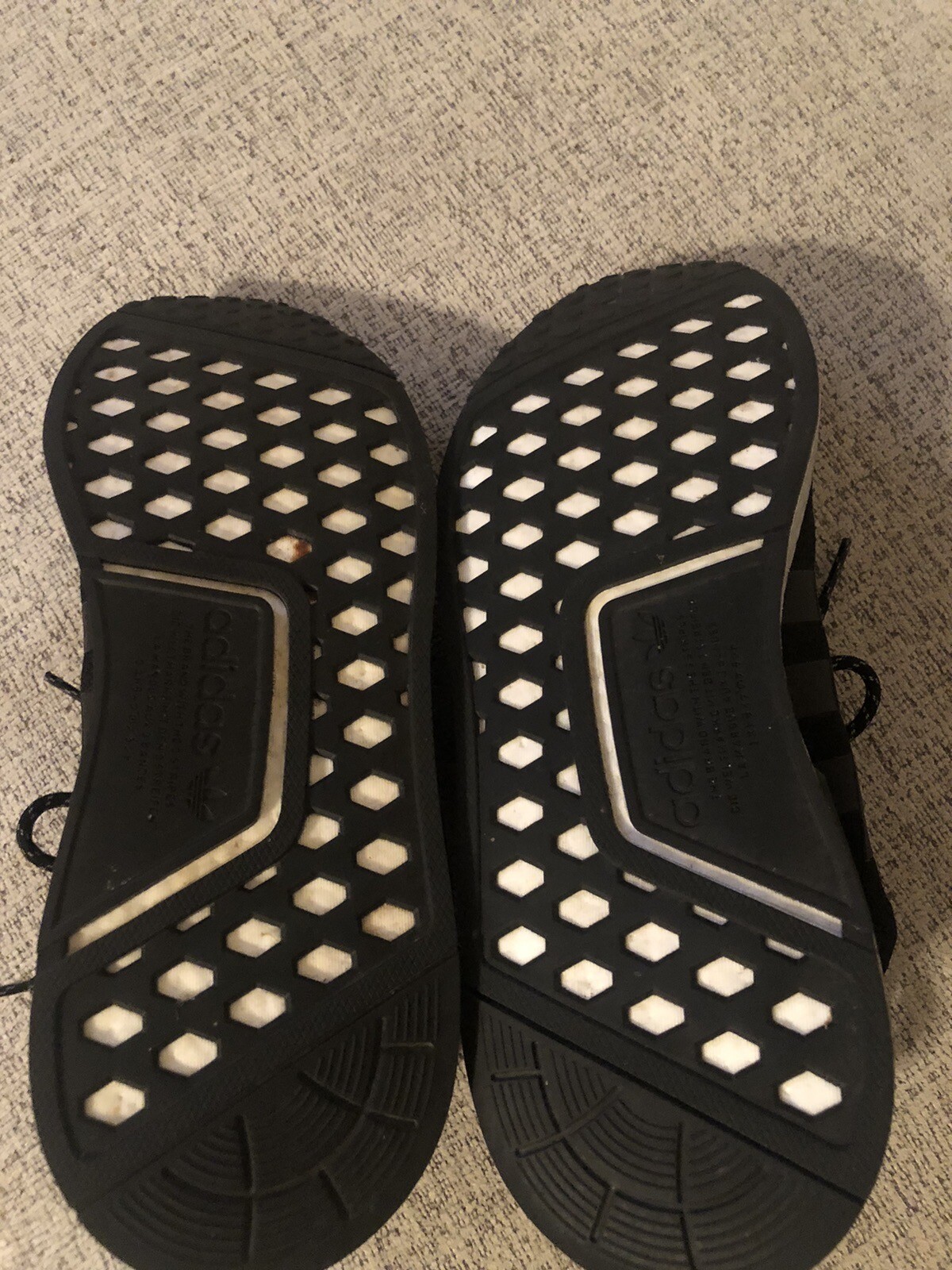 Adidas NMD_R1.V2 Womens Size 9.5 Shoes Black Silver Running Sneakers Comfort
