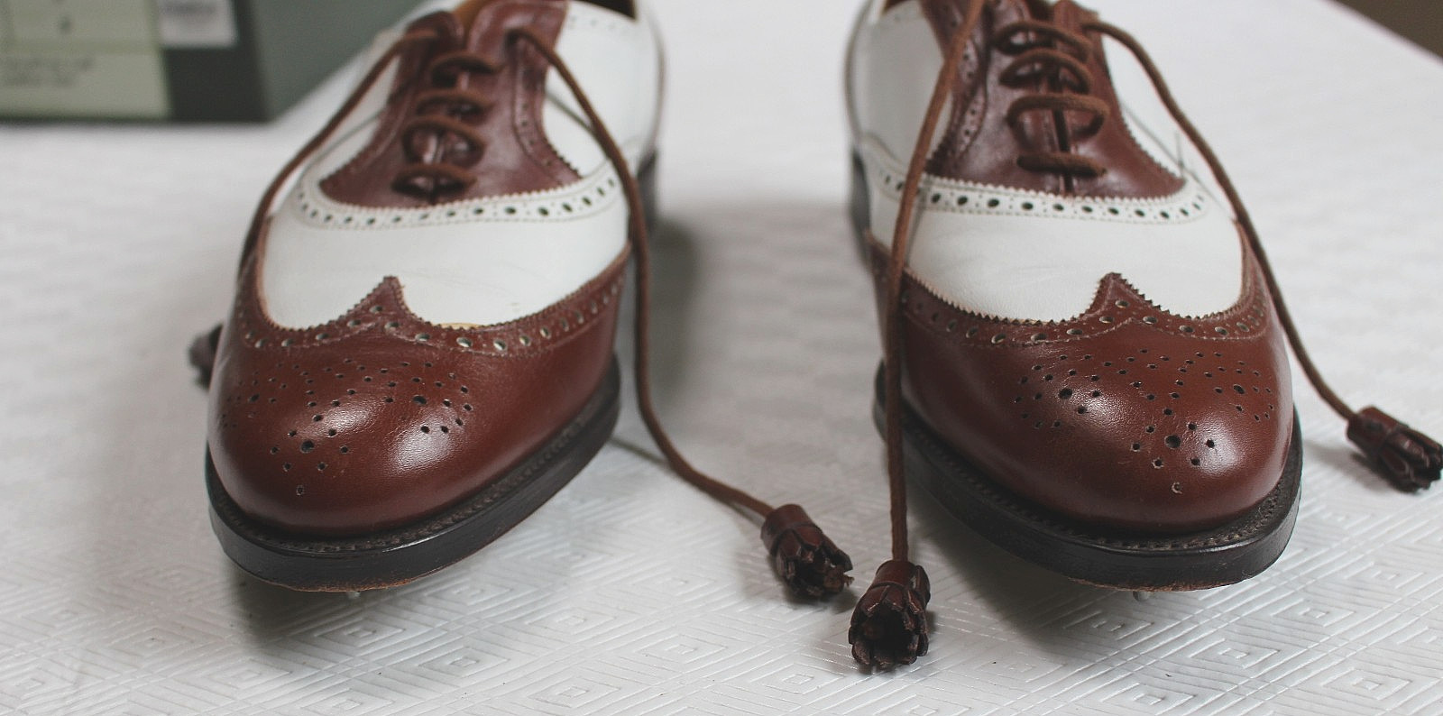 Harlestone Crockett &Jones Vintage Golf Shoes made in England Women’s US 9 B