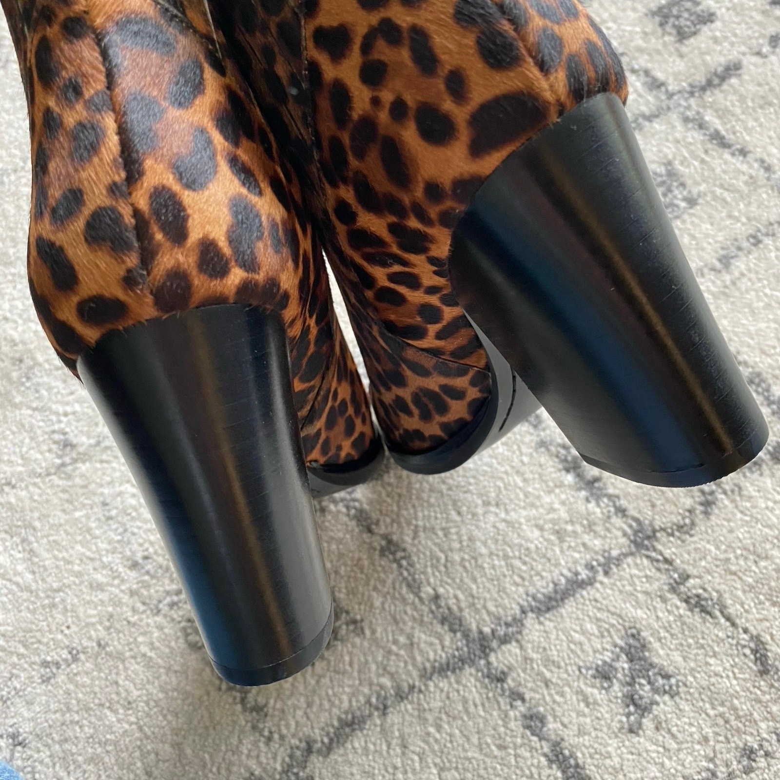 Marc Fisher LTD Alva Genuine Calf Hair Bootie Size 8.5