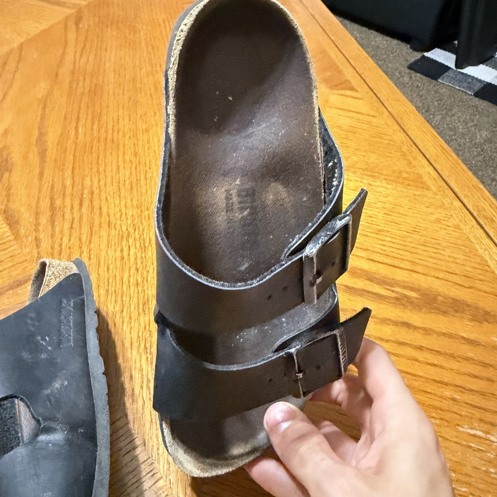 2000s Vintage Birkenstock Arizona Streetwear y2k Black Sandals
