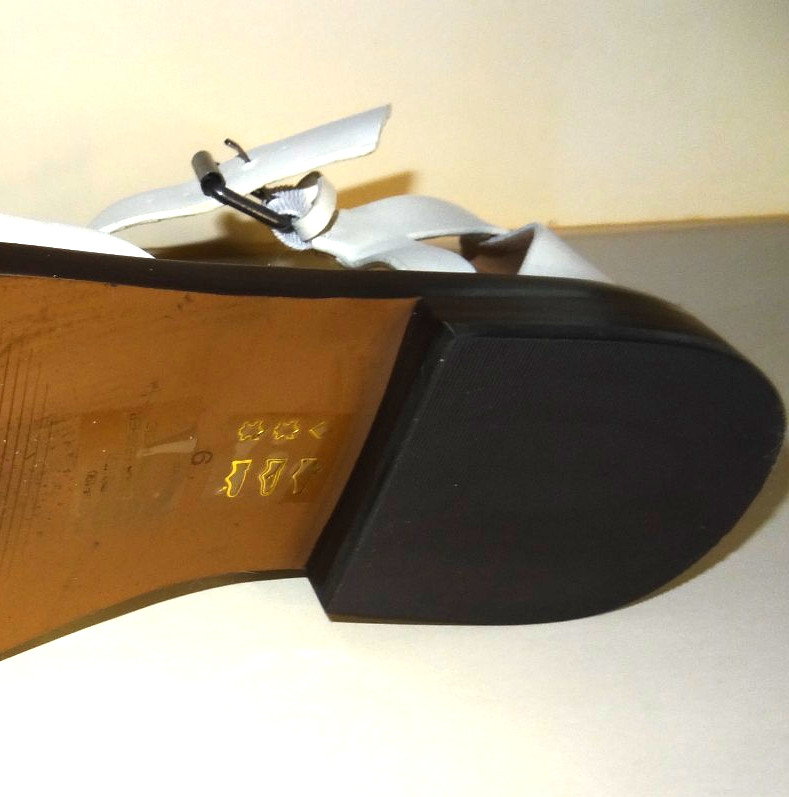 Madewell shoes Rina Fisherman Leather Flat Sandals White Ivory Mom Womens Size 9
